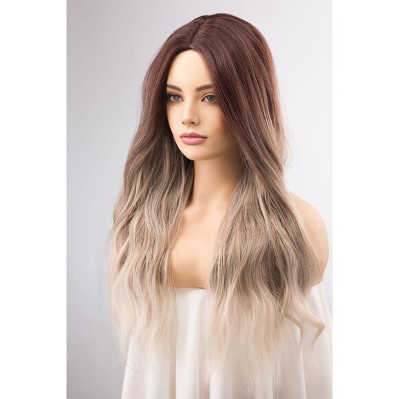 Dark root with ash blonde ombre wig | Blayage Wig | Mothers Day Gift | NOVA - Picture 4 of 11